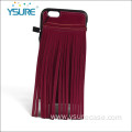 Ysure latest small fringe leather phone case